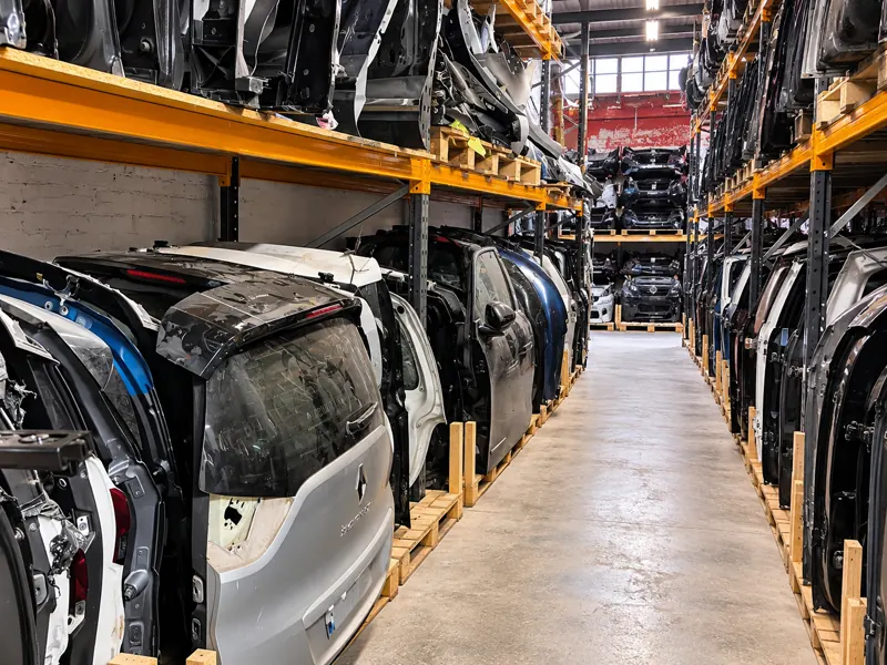 Rayonnages de hayons et d'éléments de carrosserie Renault d'occasion
